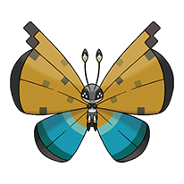 #666 Vivillon River Pattern
